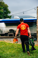 Load image into Gallery viewer, Red &amp; Gold Shield T-Shirt
