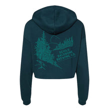 Load image into Gallery viewer, Women&#39;s Treeline Crop Fleece Hoodie Sweatshirt
