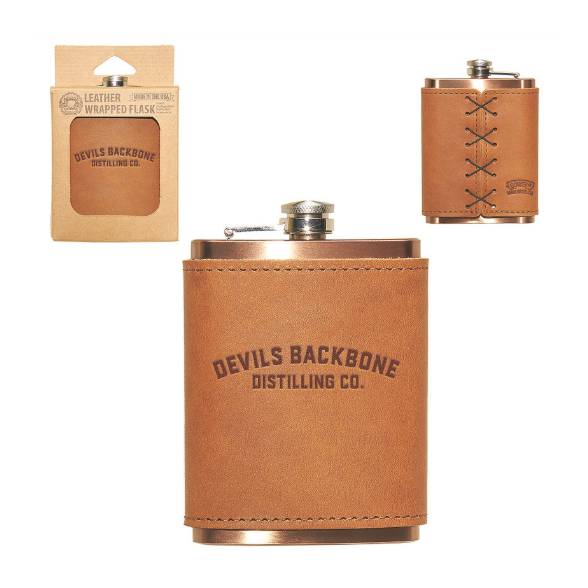 Leather Wrapped Flask